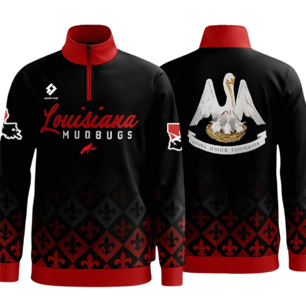 1/4 Zip Jersey Black