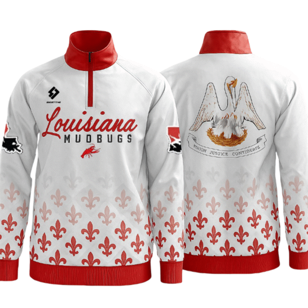 1/4 Zip Jersey White