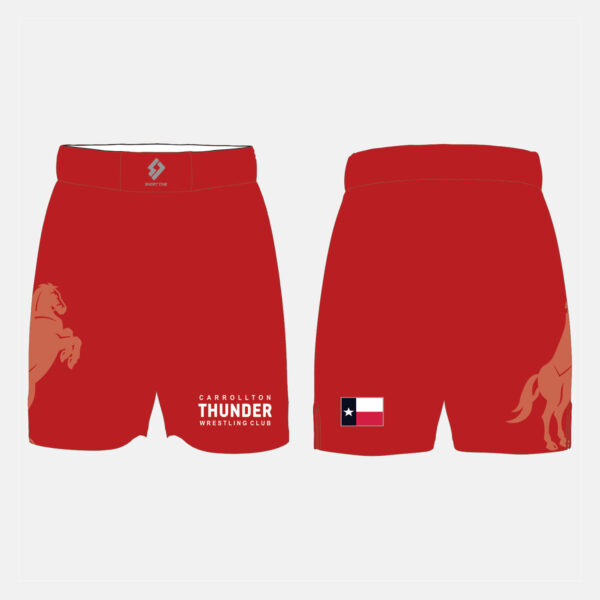 Fight Short Red
