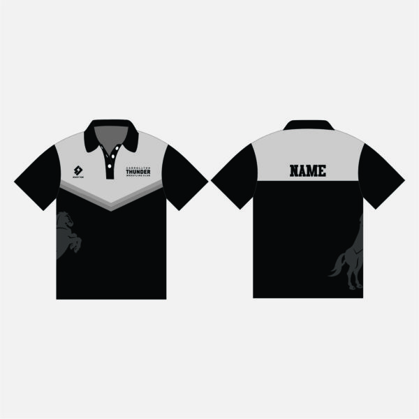 Polo Shirt Black & Grey