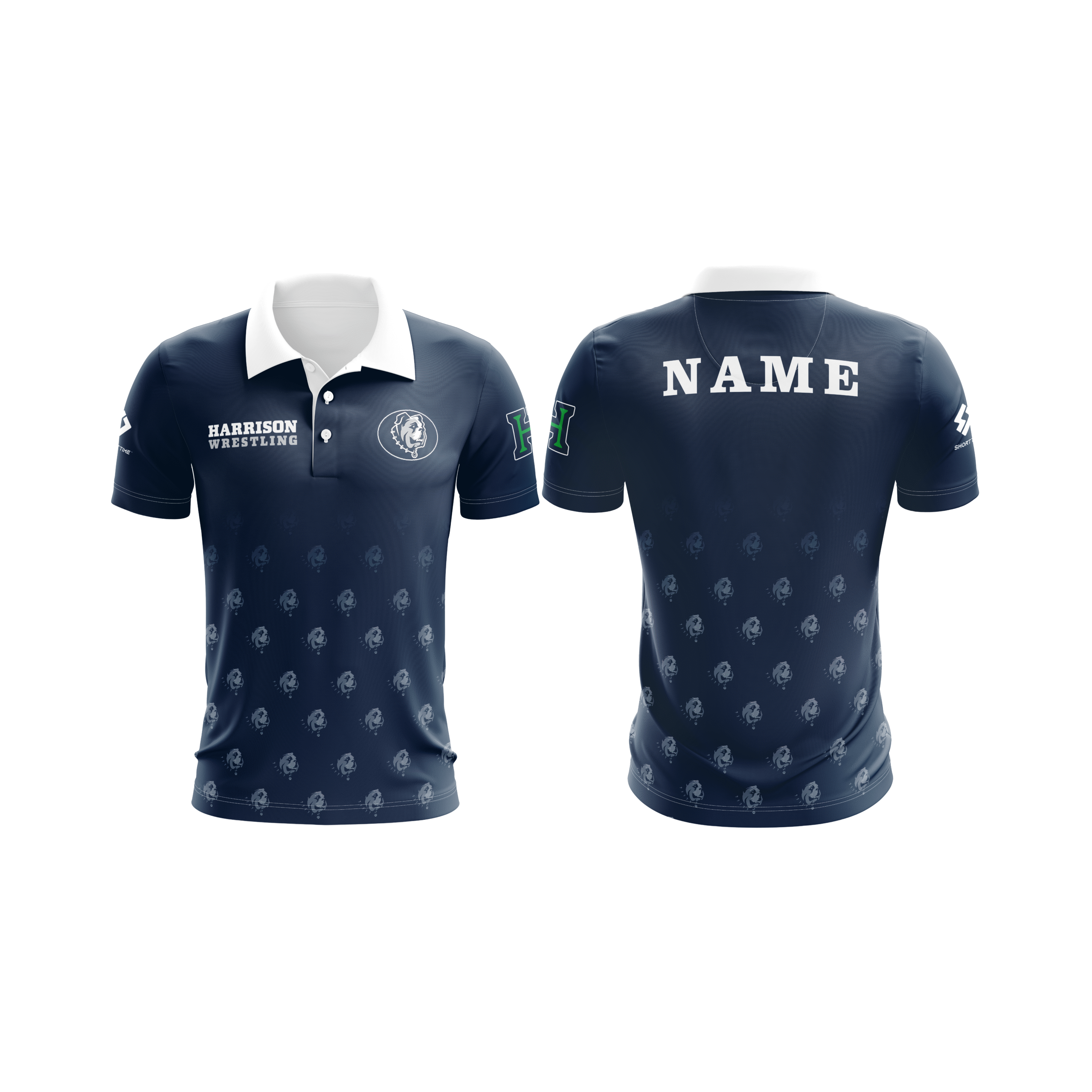 White Collar Polo Shirt