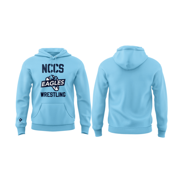HOODIE CAROLINA BLUE - COTTON