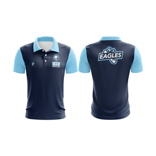 NAVY POLO SHIRT - SUBLIMATED