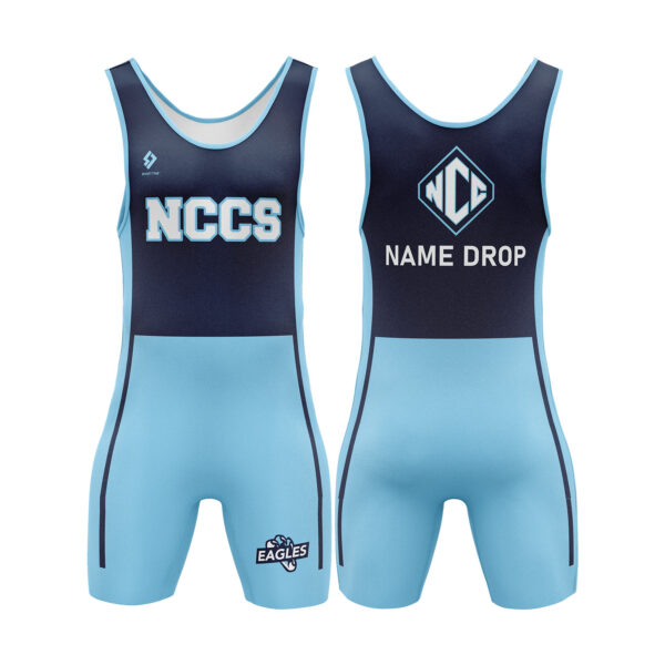 nccs navy blue singlet