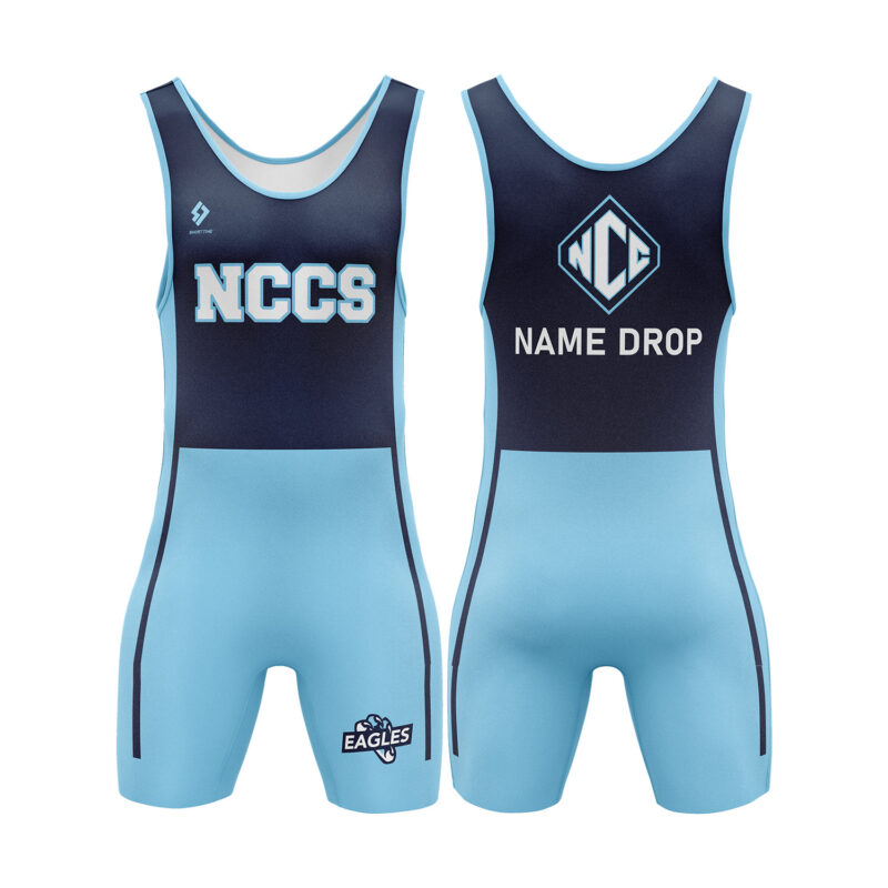 nccs navy blue singlet